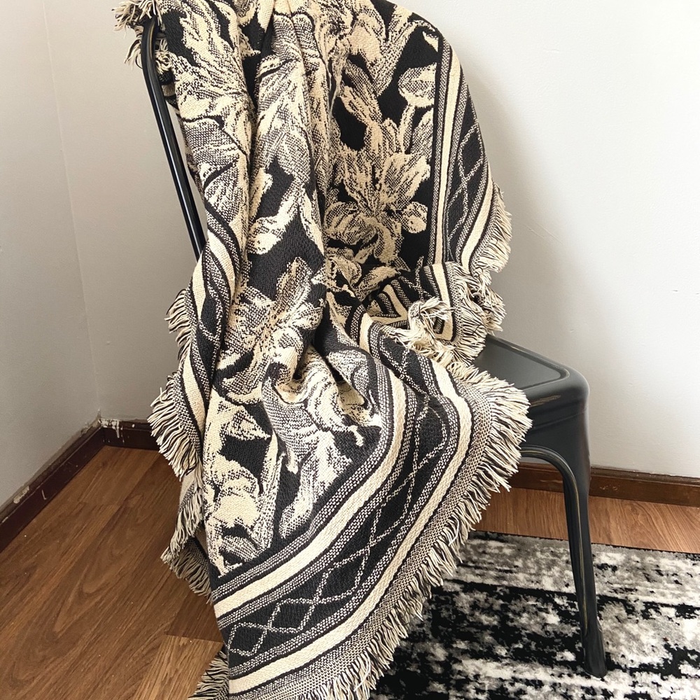 100% Cotton couch throw